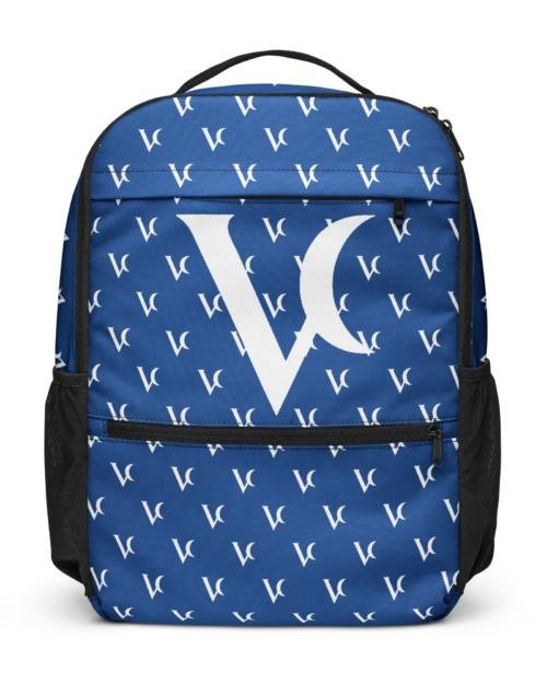 Varéluna: The VARÉ Crest™ – Utility backpack – Dark Cerulean & White