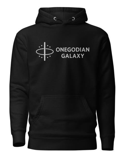 Onrgodian Galaxy: Signature – Unisex Hoodie – White
